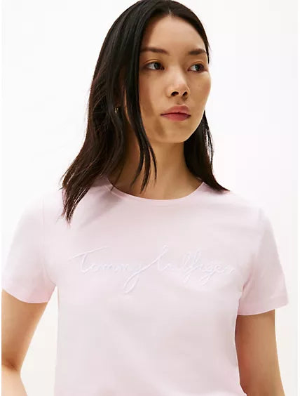 Camiseta con bordado Tommy Hilfiger