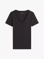 Camisa Casual con Cuello V Tommy Hilfiger
