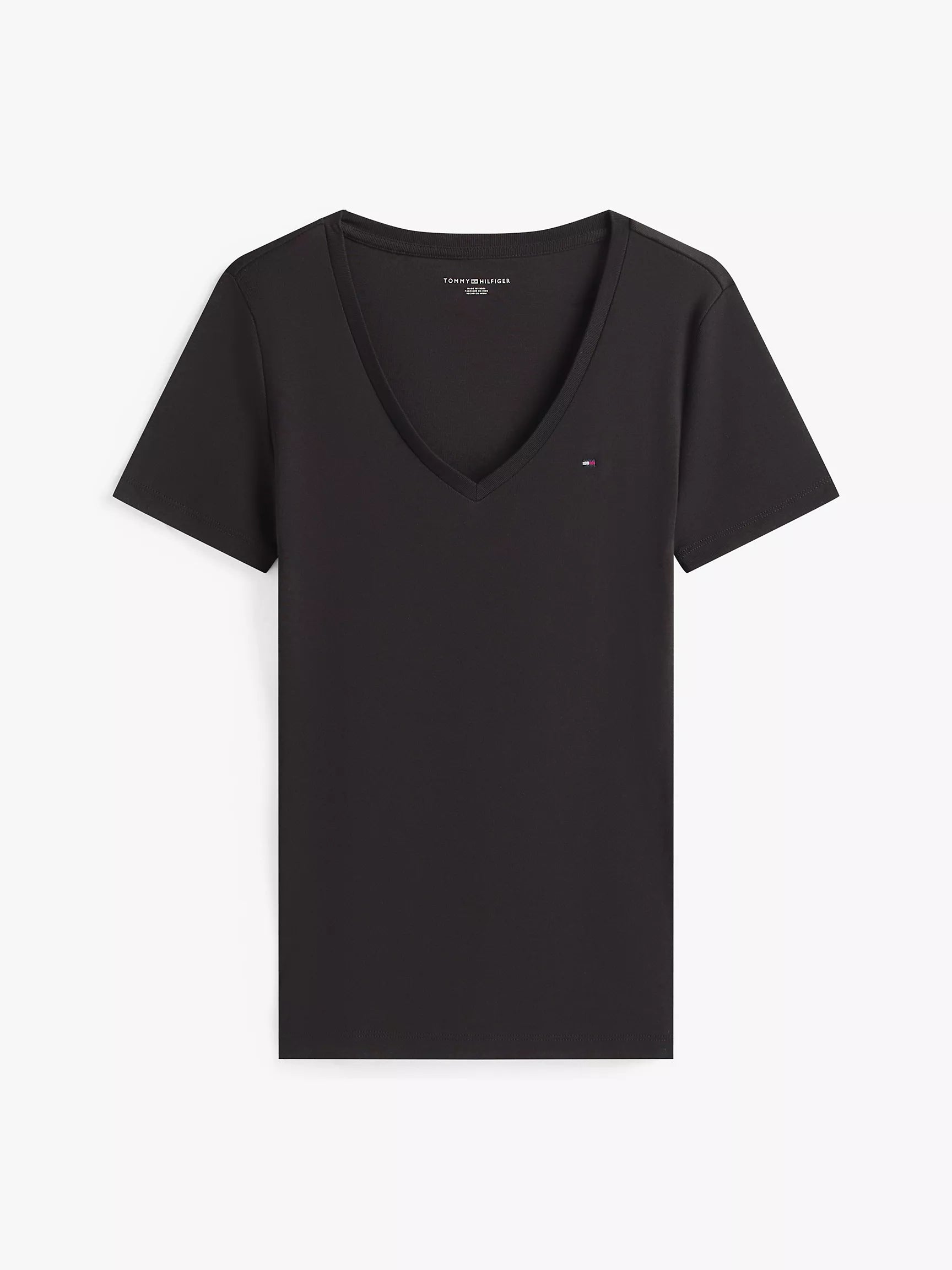 Camisa Casual con Cuello V Tommy Hilfiger