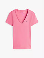 Camisa Casual con Cuello V Tommy Hilfiger
