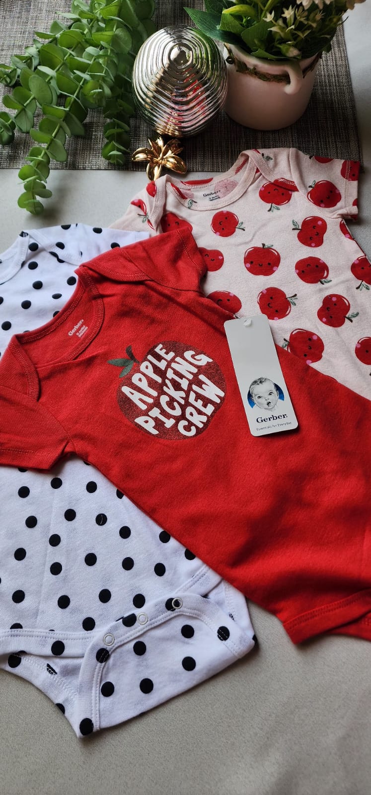 Set de Mamelucos Niña Gerber