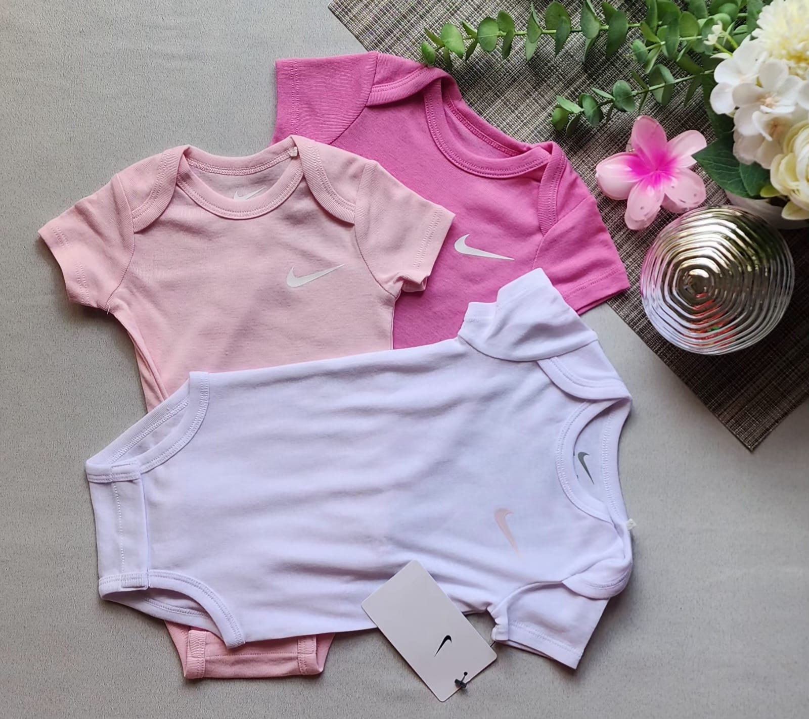 Set de Mamelucos Niña Nike