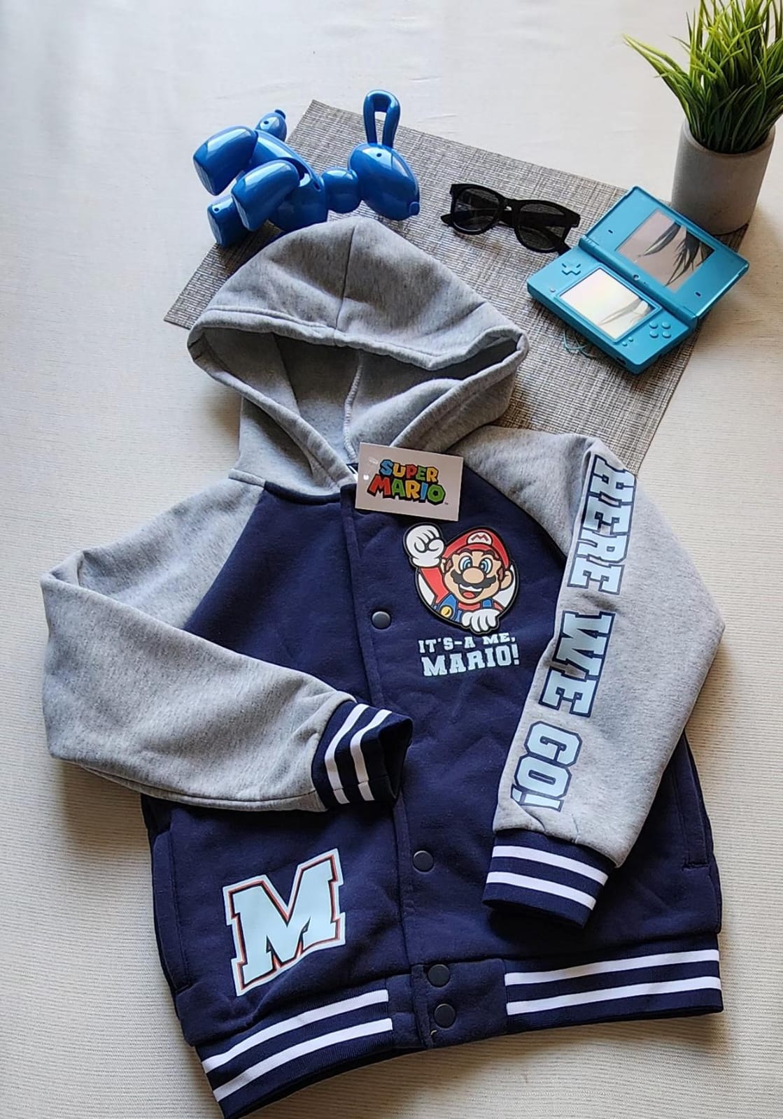 Sudadera con Capucha Super Mario
