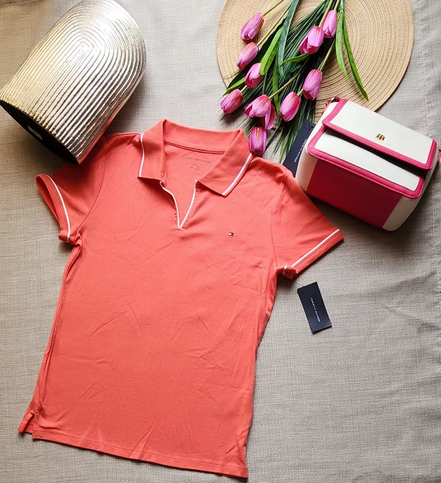 Camisa tipo Polo Tommy Hilfiger