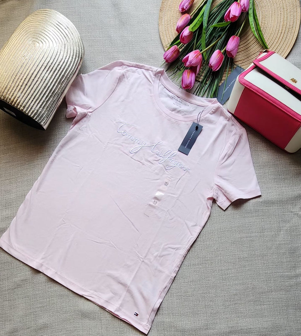Camiseta con bordado Tommy Hilfiger