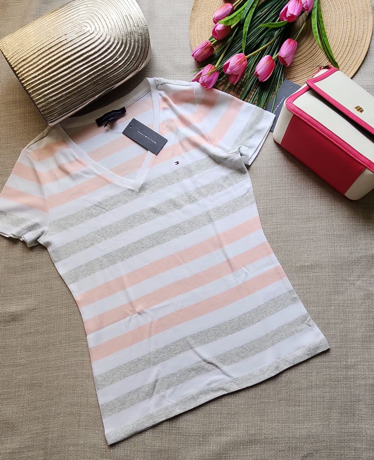 Camisa de cuello V Tommy Hilfiger