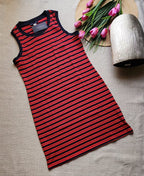 Vestido de rayas Manga Corta Tommy Hilfiger