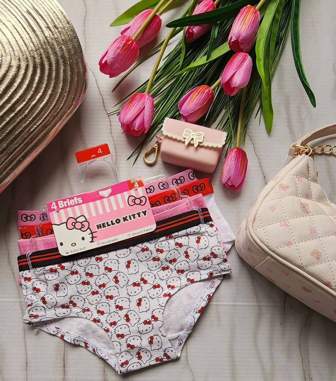 Blumer Pack de 4 Hello Kitty