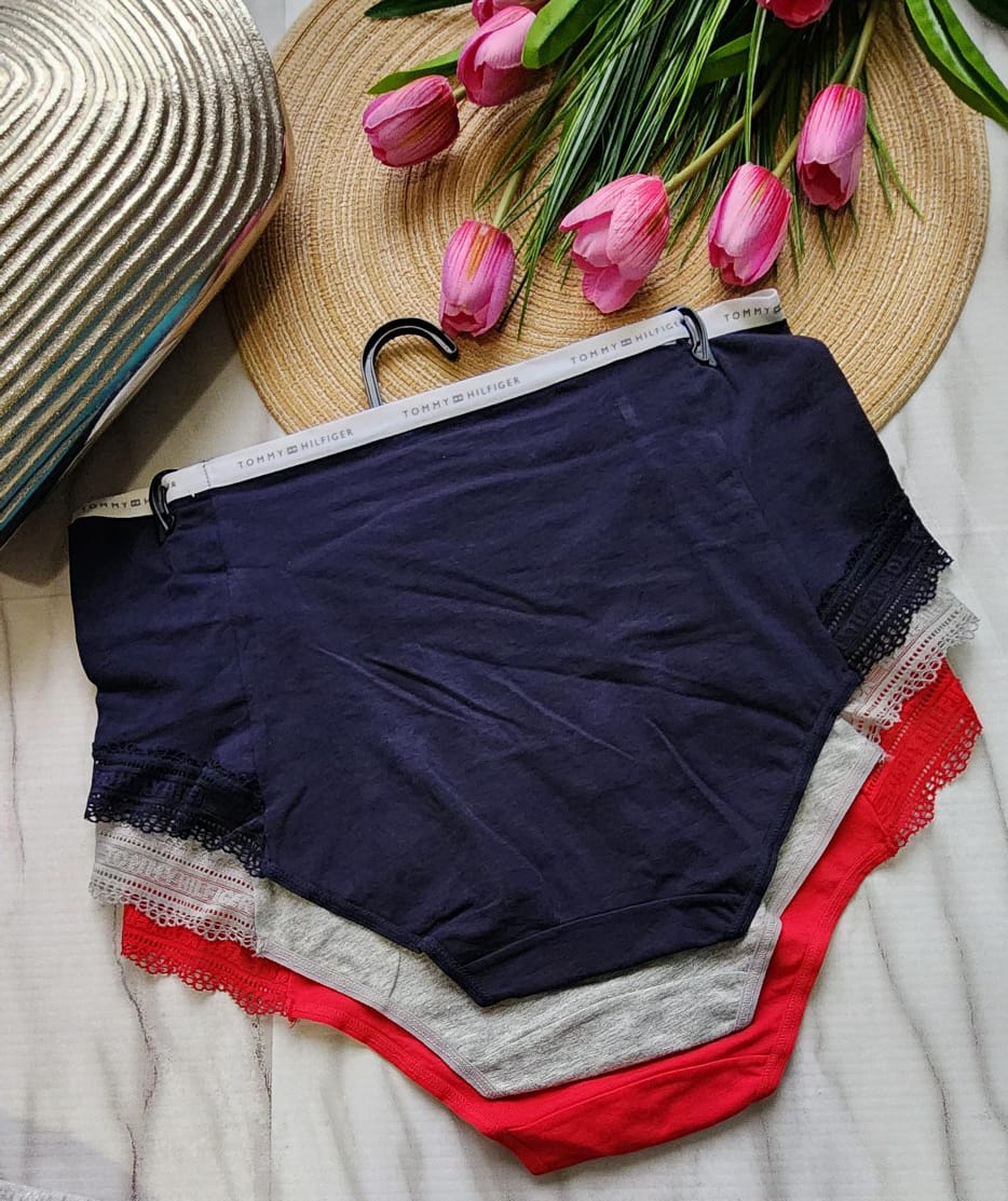 Blumer Pierna Alta Pack de 3 Tommy Hilfiger