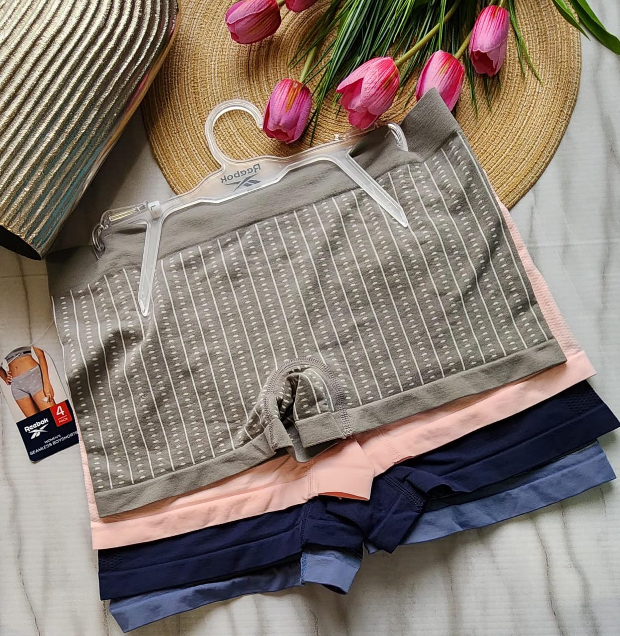 Set de 4 Boxer sin costura Reebok