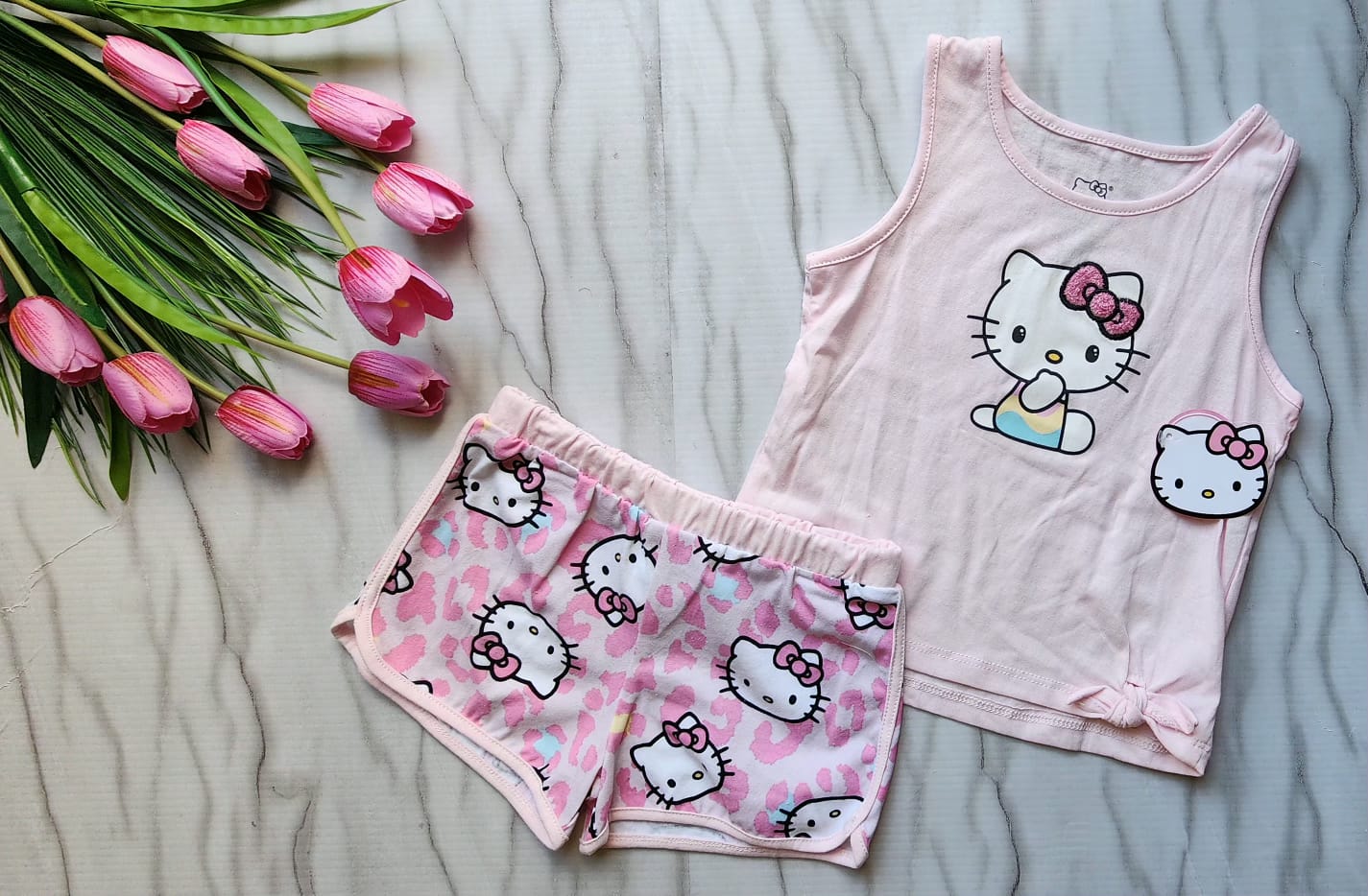 Conjunto de 2 Piezas Hello Kitty