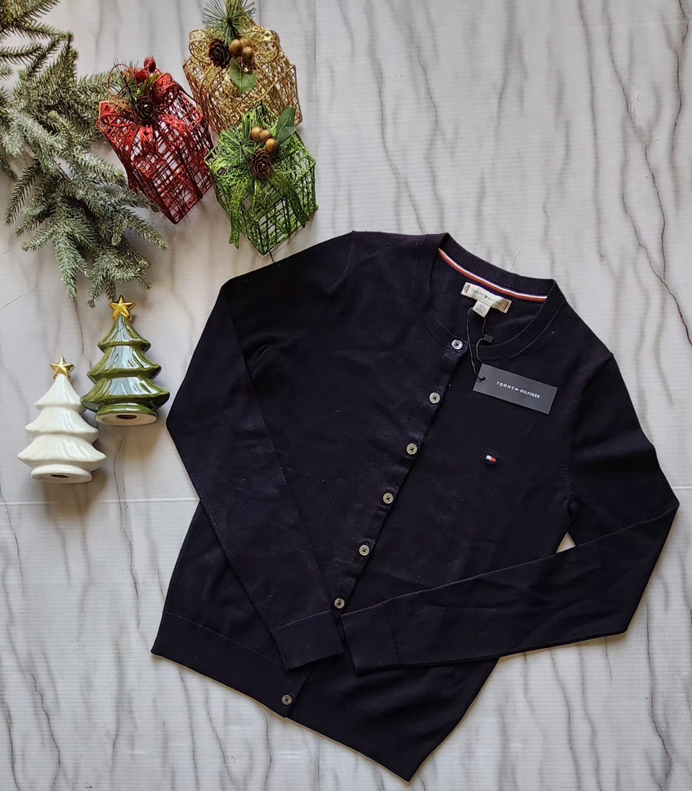 Sueter de botones Tommy Hilfiger