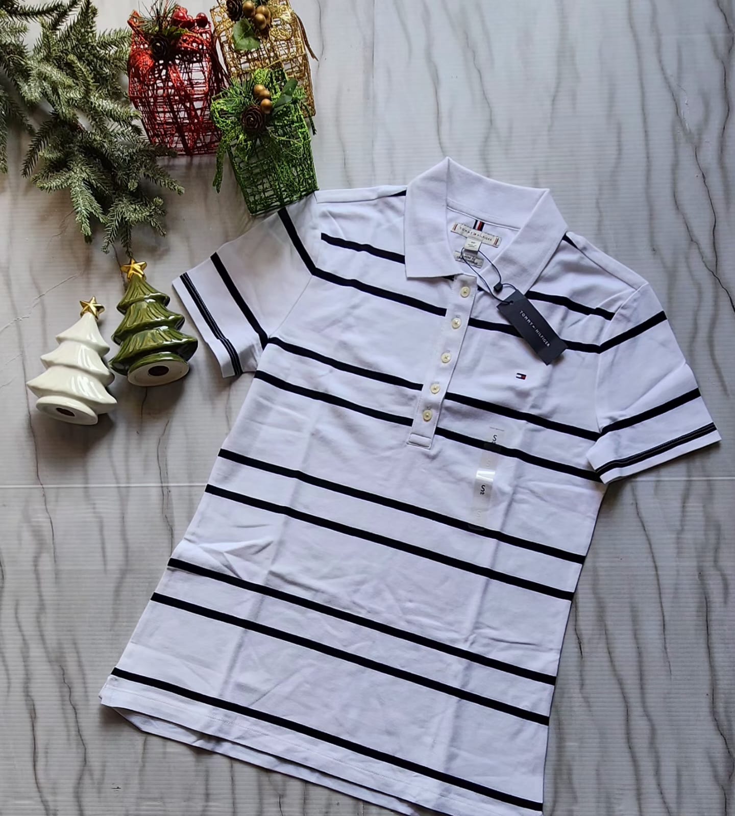 Camisa Tipo Polo Tommy Hilfiger Mujer