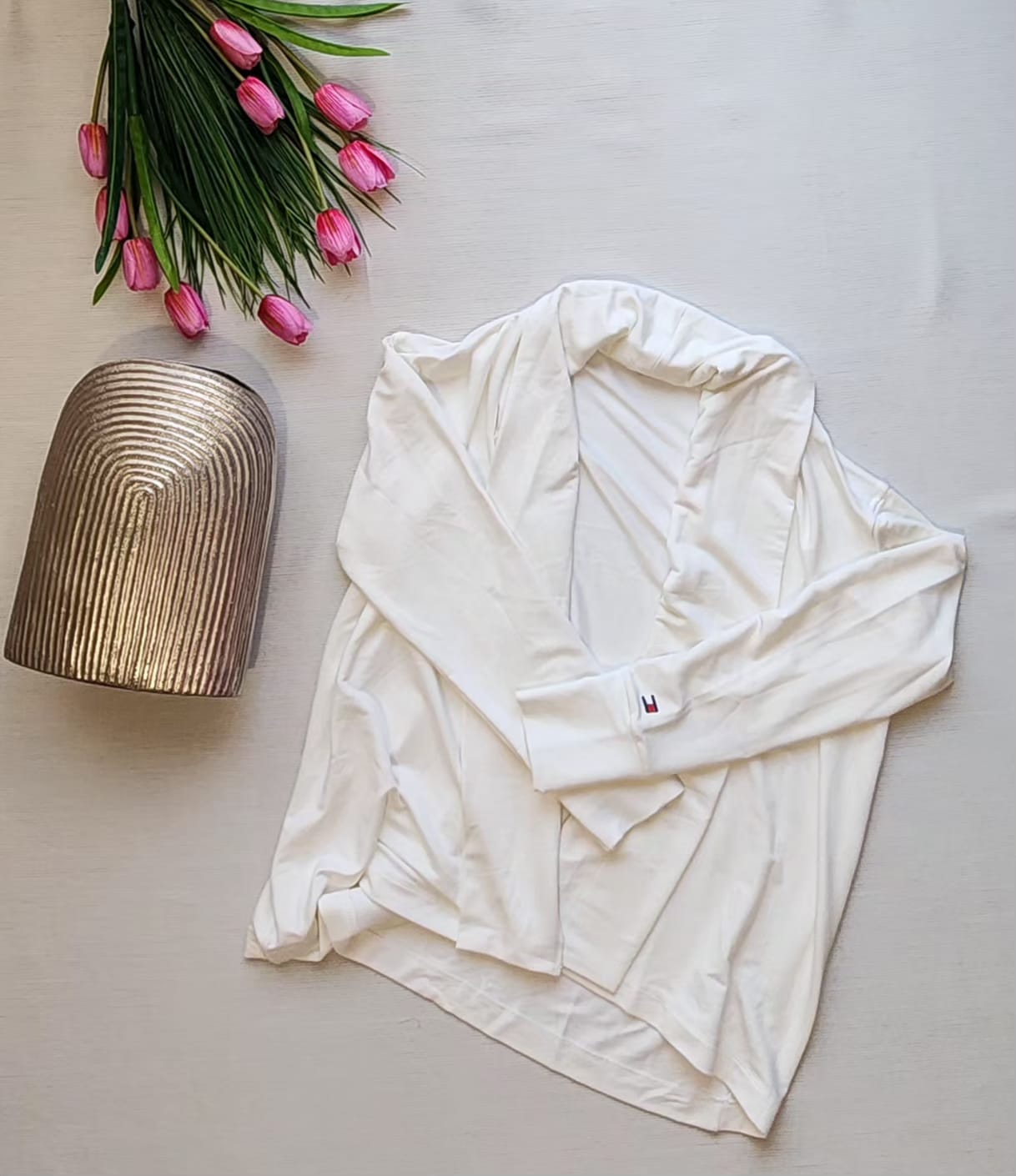 Cardigan Blanco Tommy Hilfiger