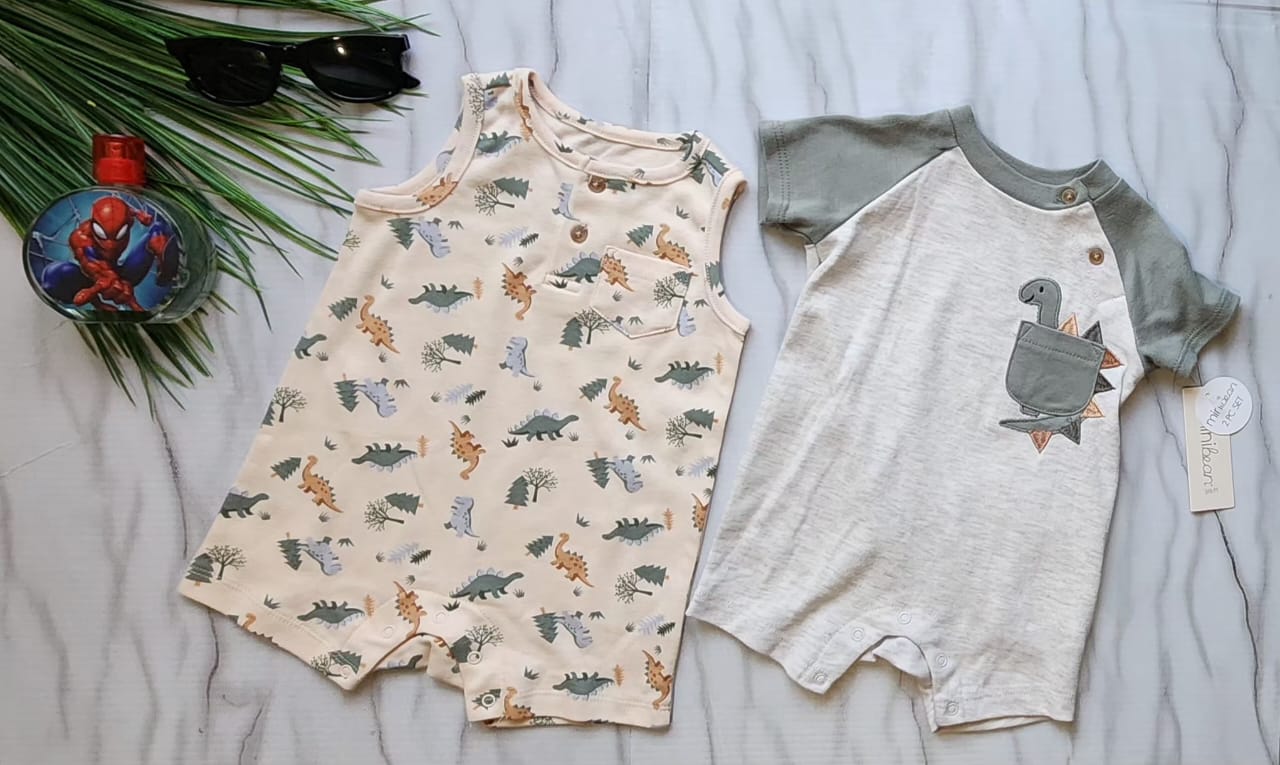 Set 2 Mamelucos Mini bean