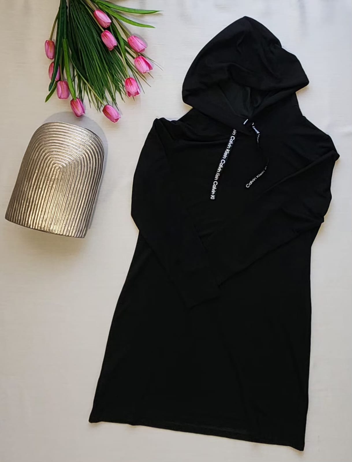 Vestido con Capucha Calvin Klein