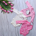 Set de 3 Mamelucos Hello Kitty