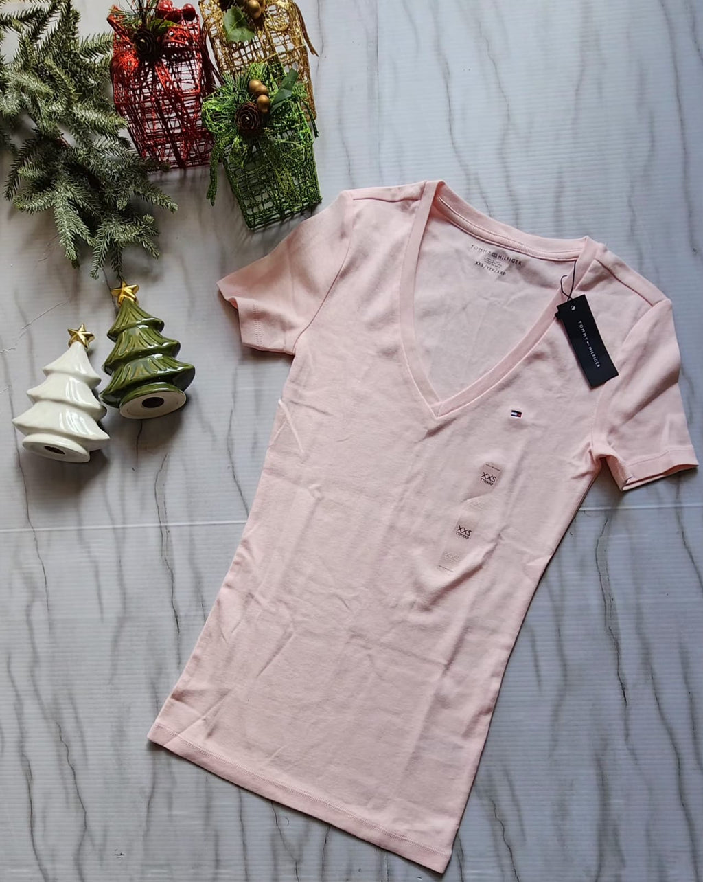 Camisa con cuello V Tommy Hilfiger