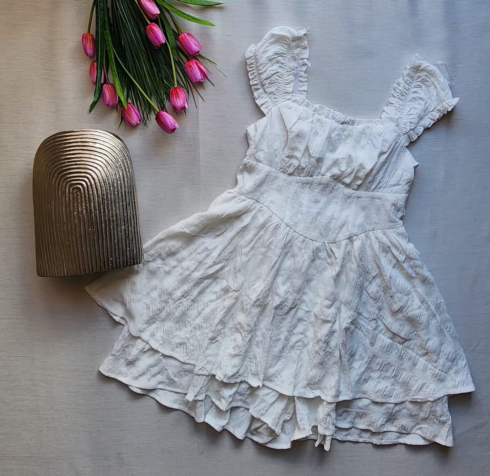 Vestido Blanco Corto