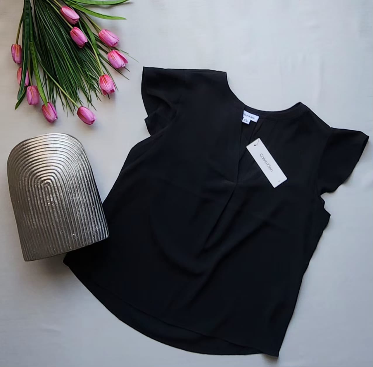 Camisa de manga Calvin Klein