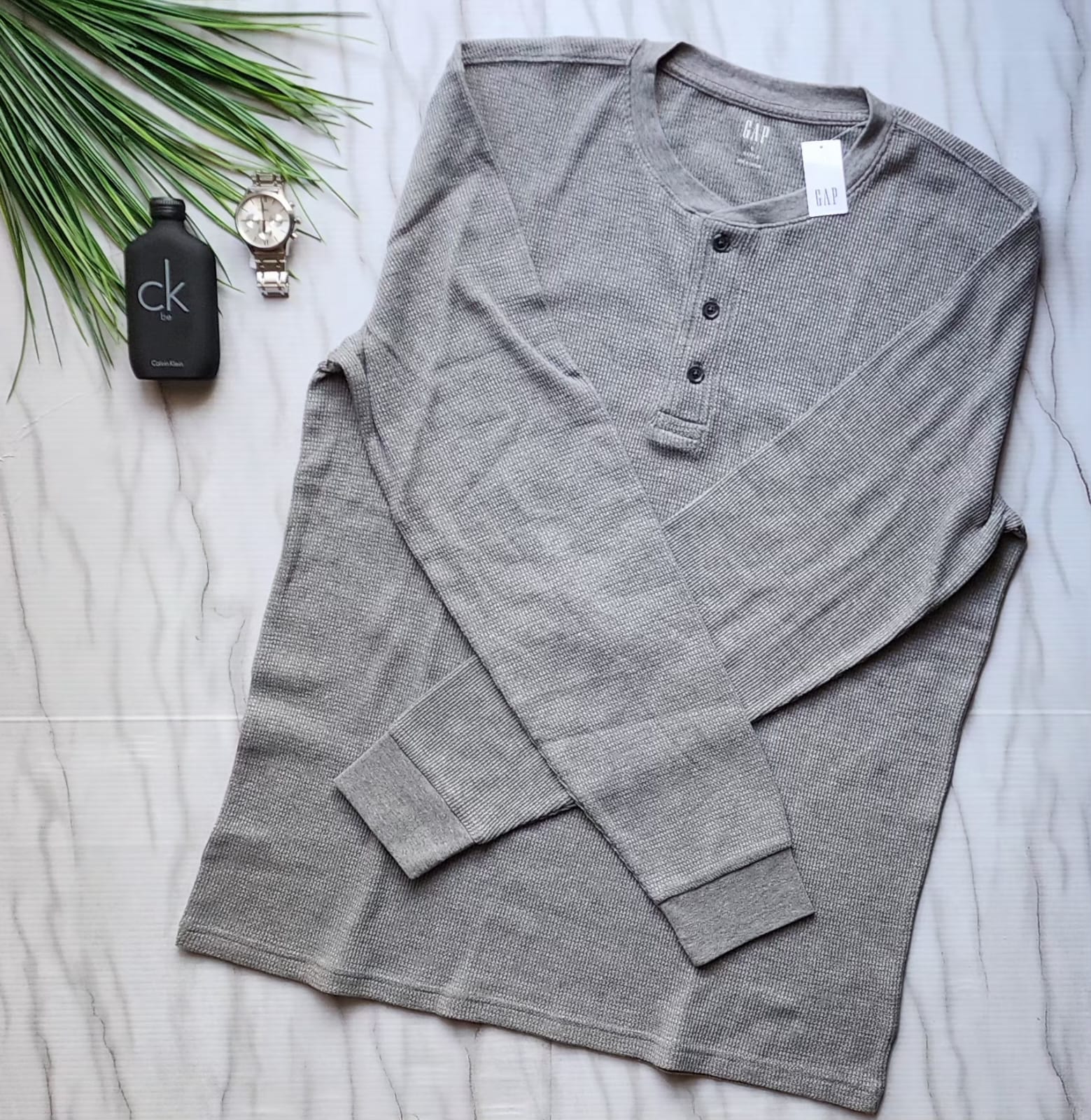 Camisa Casual Manga Larga Gap