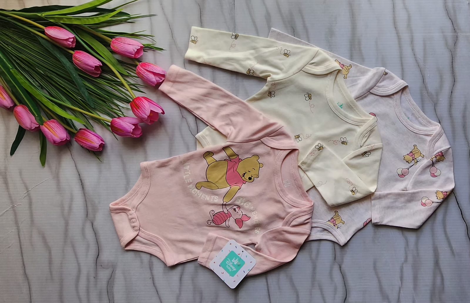 Set de 3 Mamelucos Disney Baby